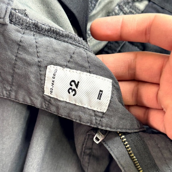 Projek Raw Remi Bungee Fashion Chino Pants Mens Size 32 Gray Rayon Blend - Picture 10 of 16